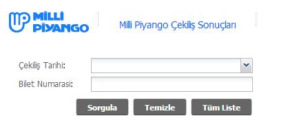 piyango sonuçları